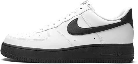 nike air force 1 zwart witte zool|zwarte air force 1.